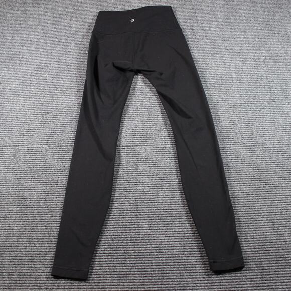 Lululemon Leggings Womens 4 Black High Rise 7/8 Ankle - Picture 5 of 8